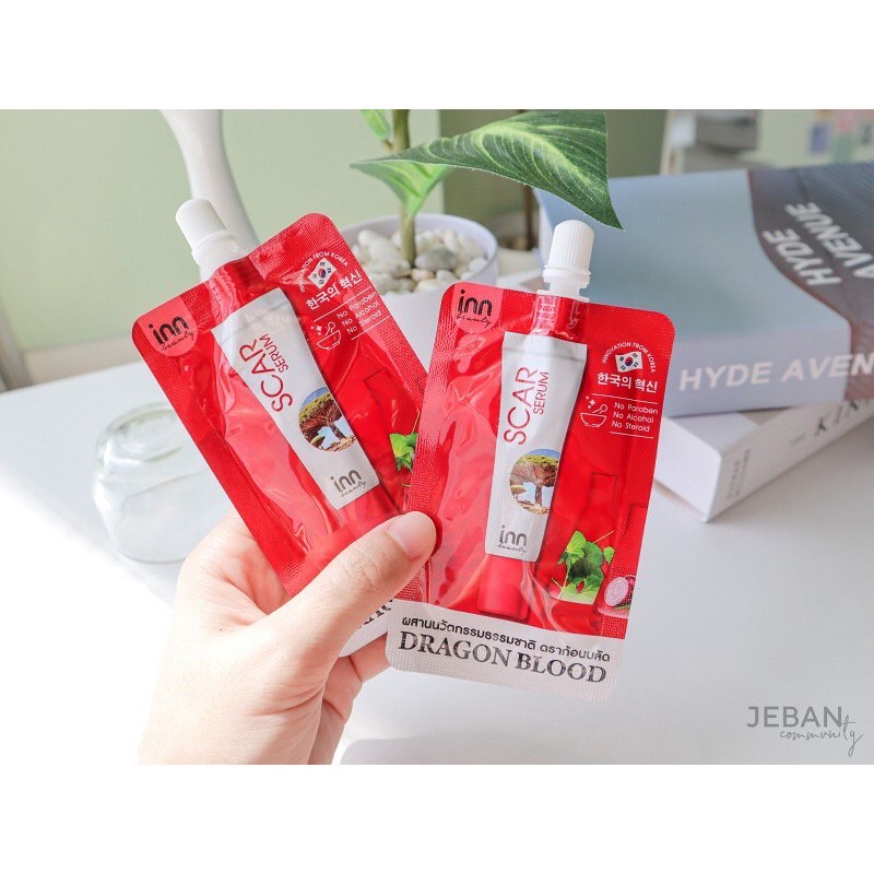 (1ซอง) Inn Beauty Scar Serum อินน์ บิวตี้ สการ์ เซรั่ม 8 กรัม