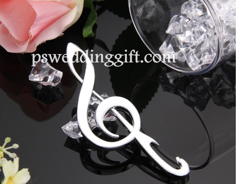 ที่เปิดขวด ตัวโน๊ต แพ็คกล่อง ผูกโบว์ พร้อมป้ายชื่อ