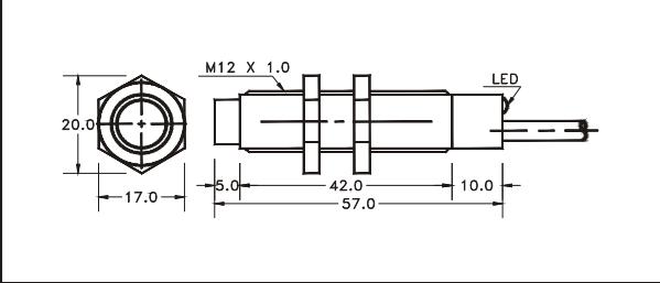FOTEK : Proximity Sensor Screw Type : TW12-04C