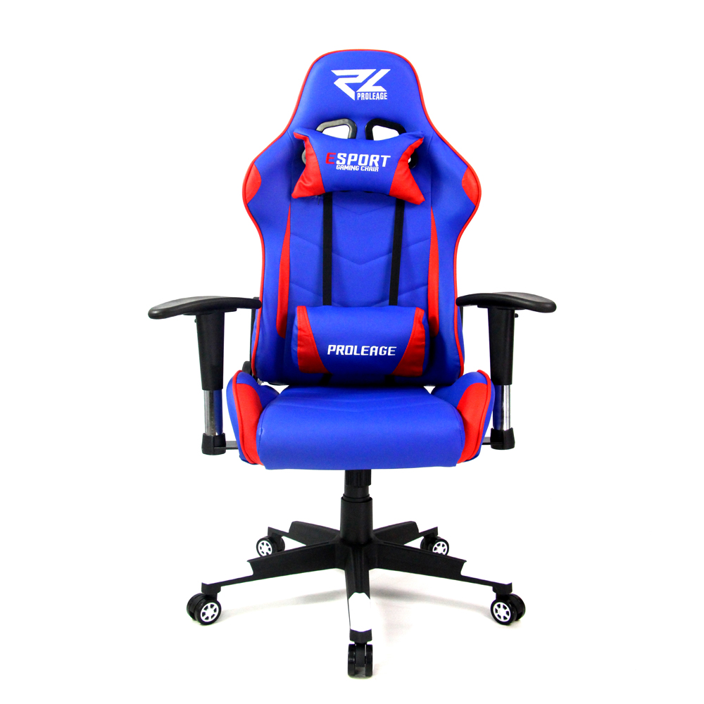 เก้าอี้ เกมมิ่งProleage ERGONOMIC GAMING CHAIR รุ่น PL-101 สีแดง น้ำเงิน SKU-00797