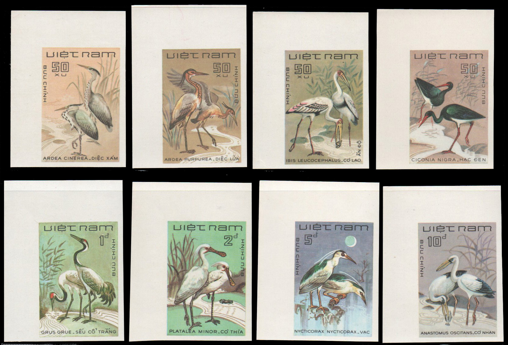 Vietnam Imperf Water birds