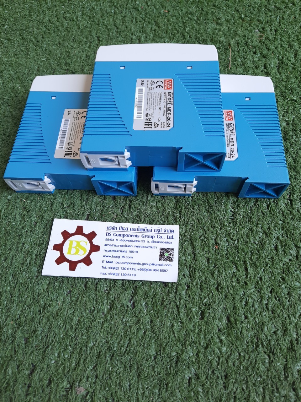 Mean Well : MDR-20-24 DIN Rail Panel Mount Power Supply, 24Vdc 1A Output