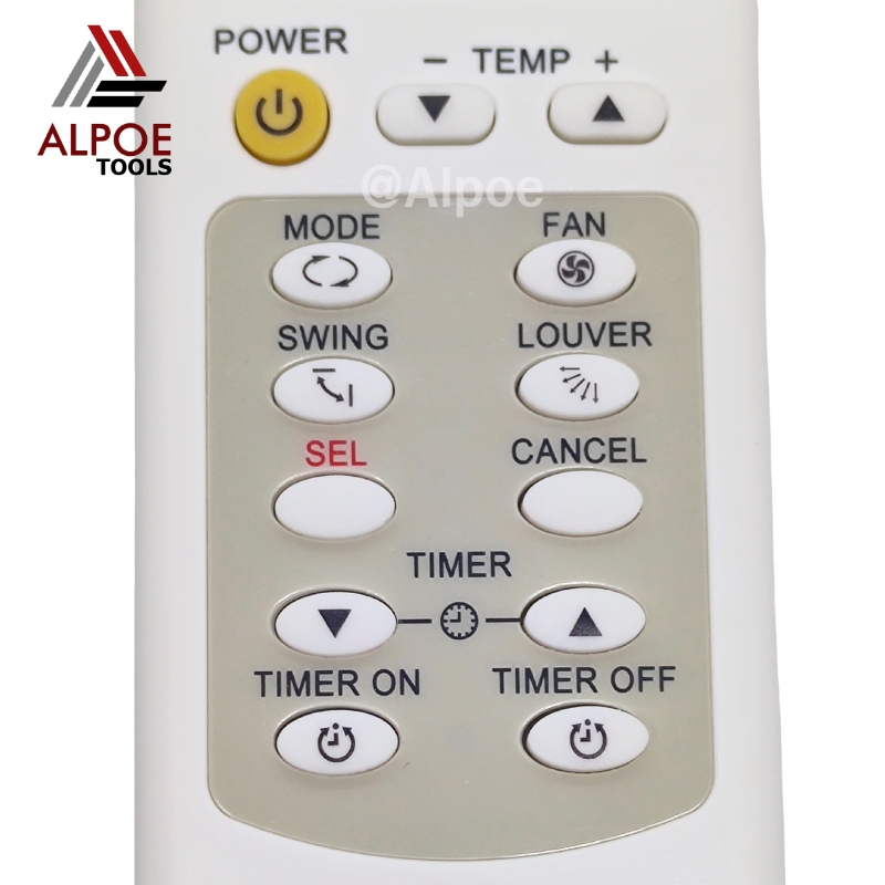 รีโมทแอร์รวม สำหรับแอร์รุ่นเก่า หรือ แอร์ทั่วไป รุ่น ET-NN