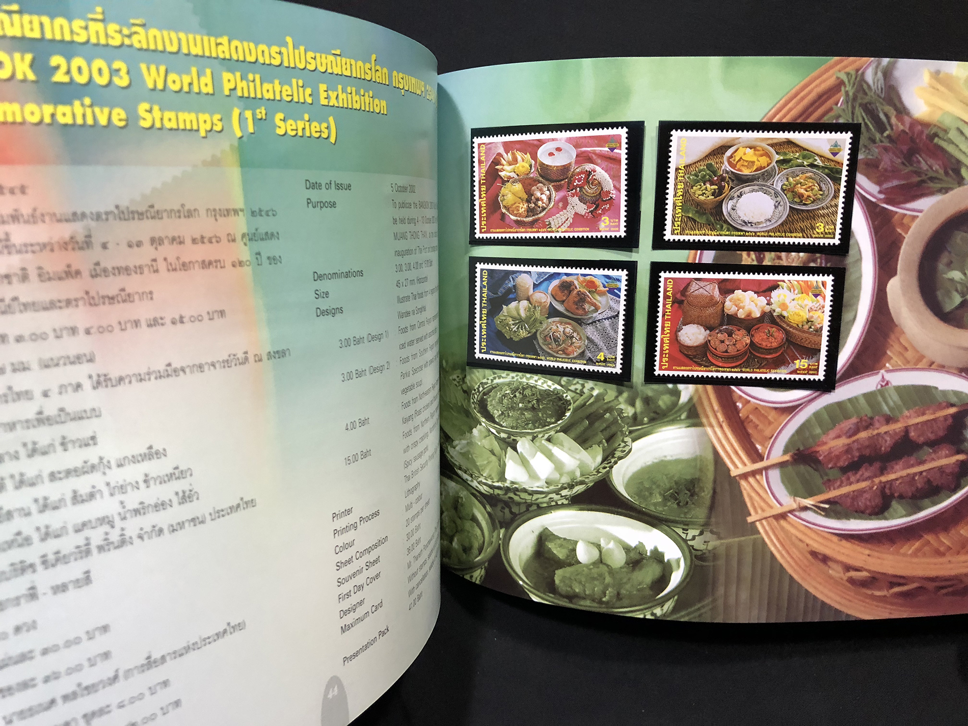 สมุดตราไปรษณียากรไทยประจำปี 2545