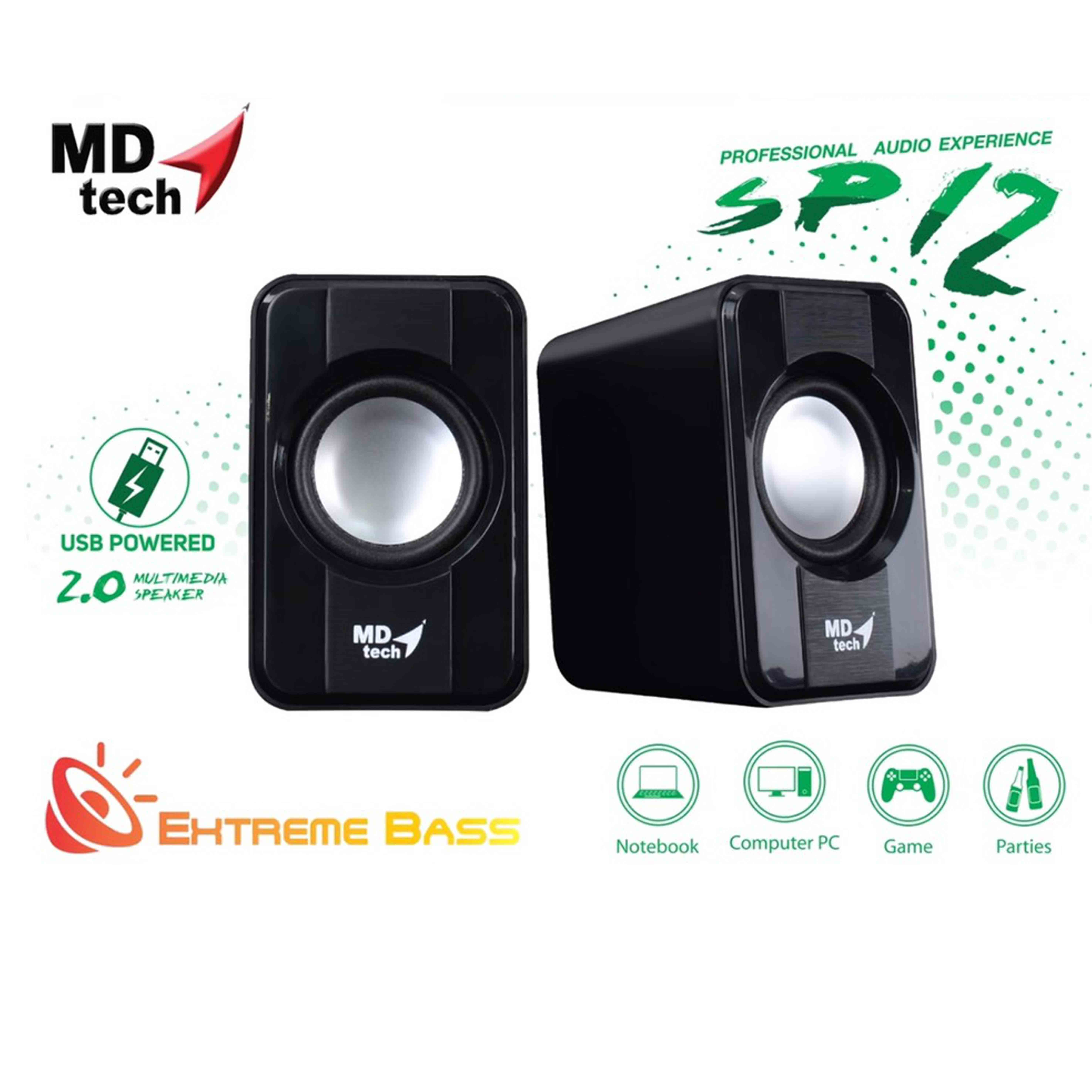 SP-12 MD-TECH SPEAKER USB 3W*2 SP-MD-20-12BLA