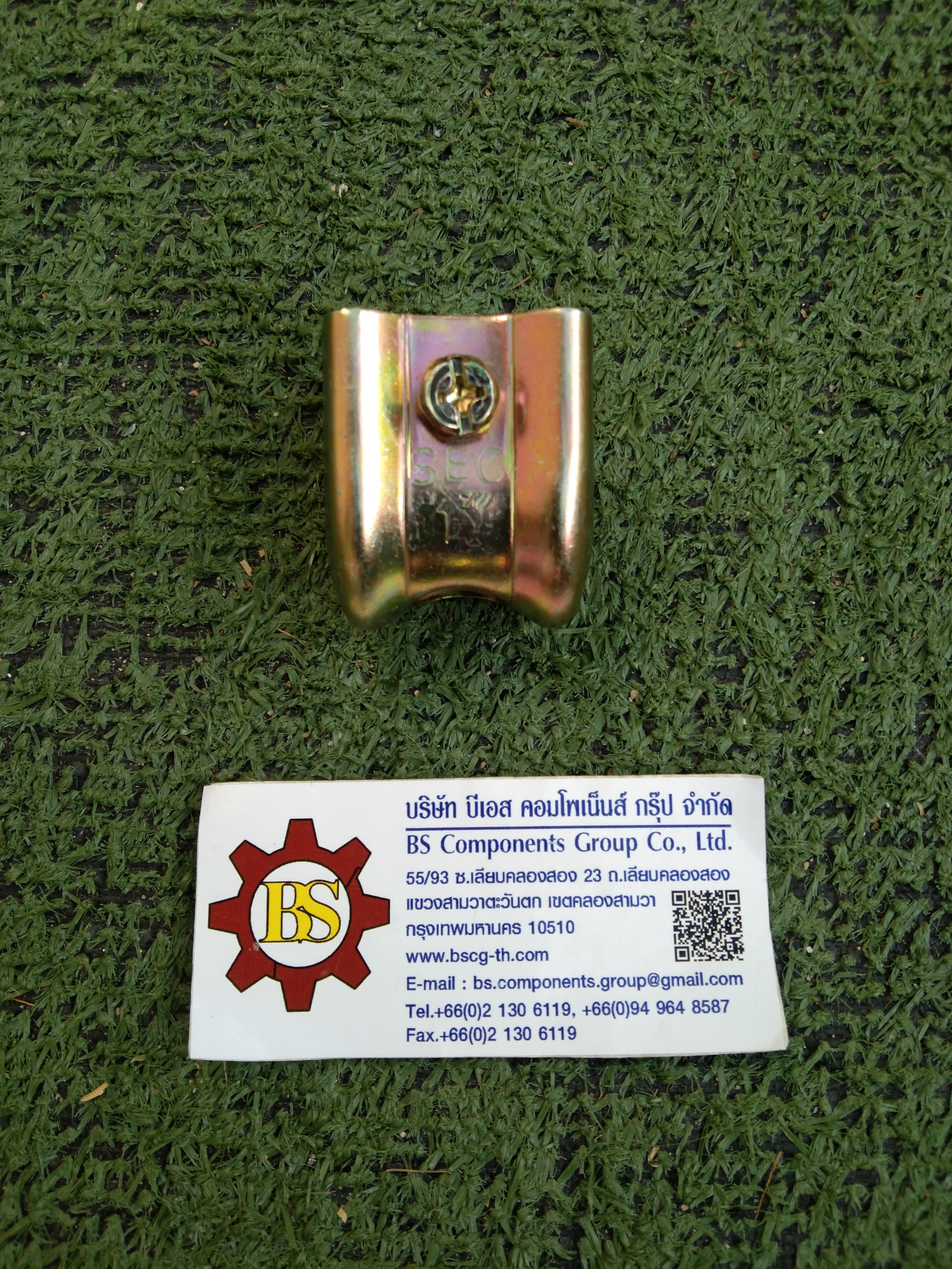 แคล้มฟันจระเข้ เบอร์ 1 ชุบรุ้ง (beam clamp) 1-16mm.