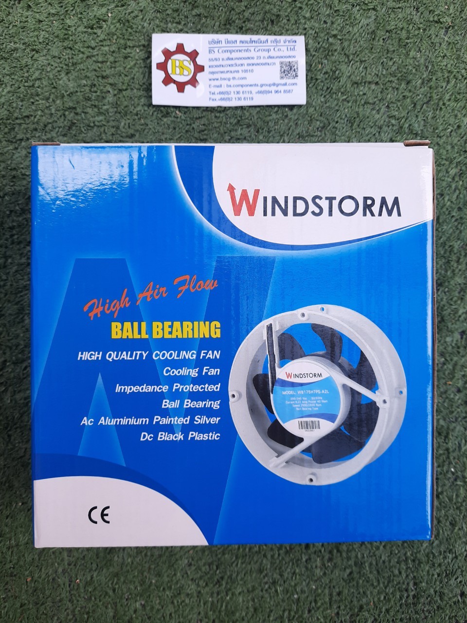 Windstorm : พัดลม WB175H7PS-A2LG 6" 220V กลม