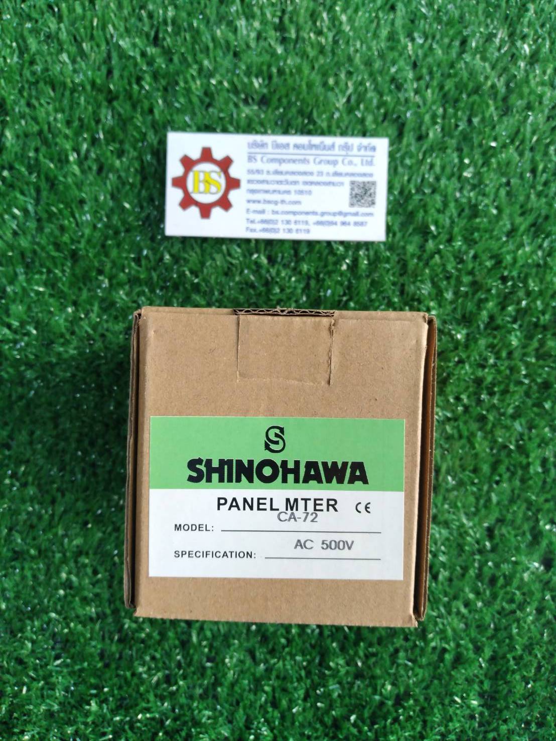 Shinohawa : Volt meter AC 500V 72x72mm. MT701