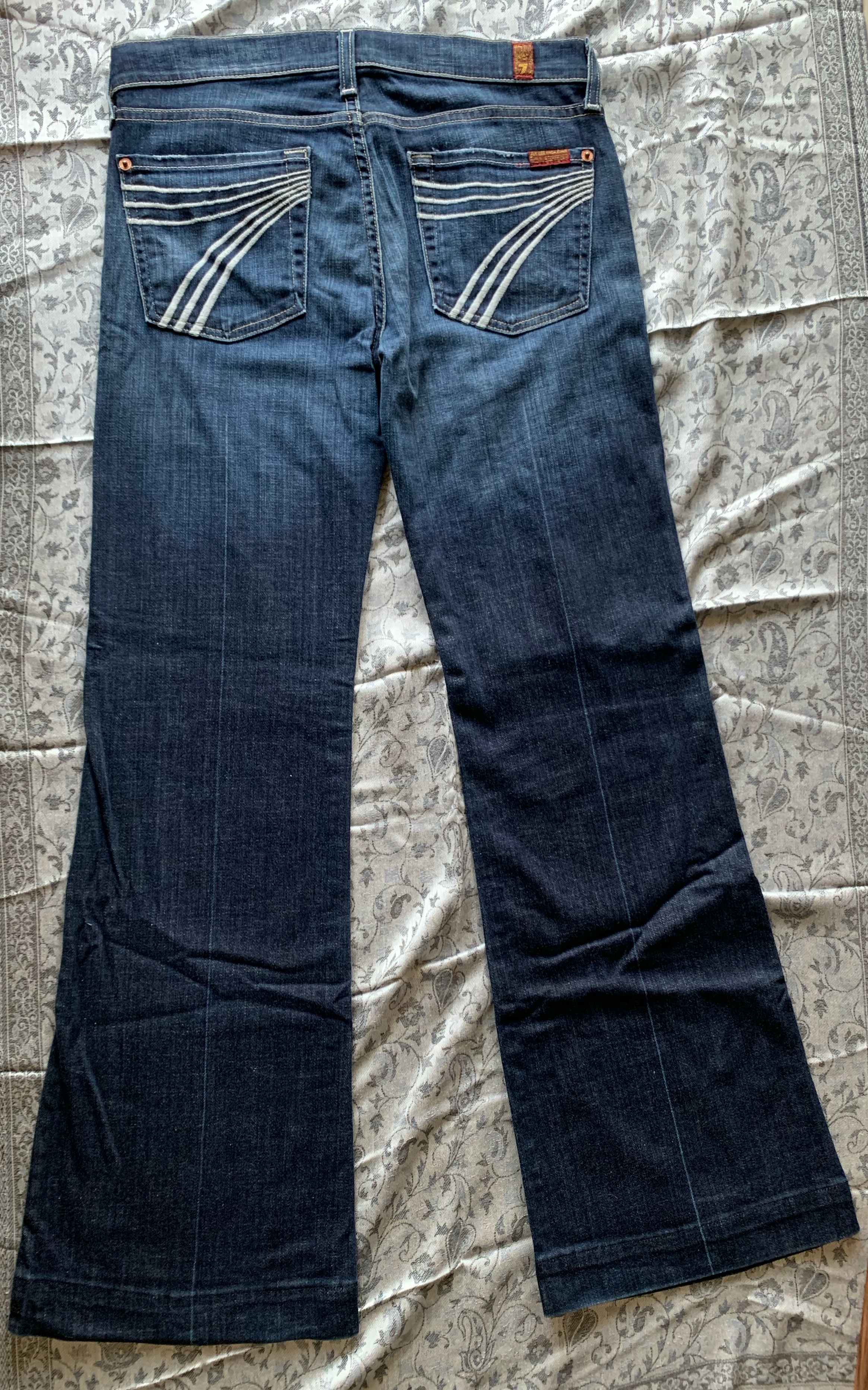 กางเกงยีนส์ผู้หญิงมือสอง 7 For All Mankind Made in USA