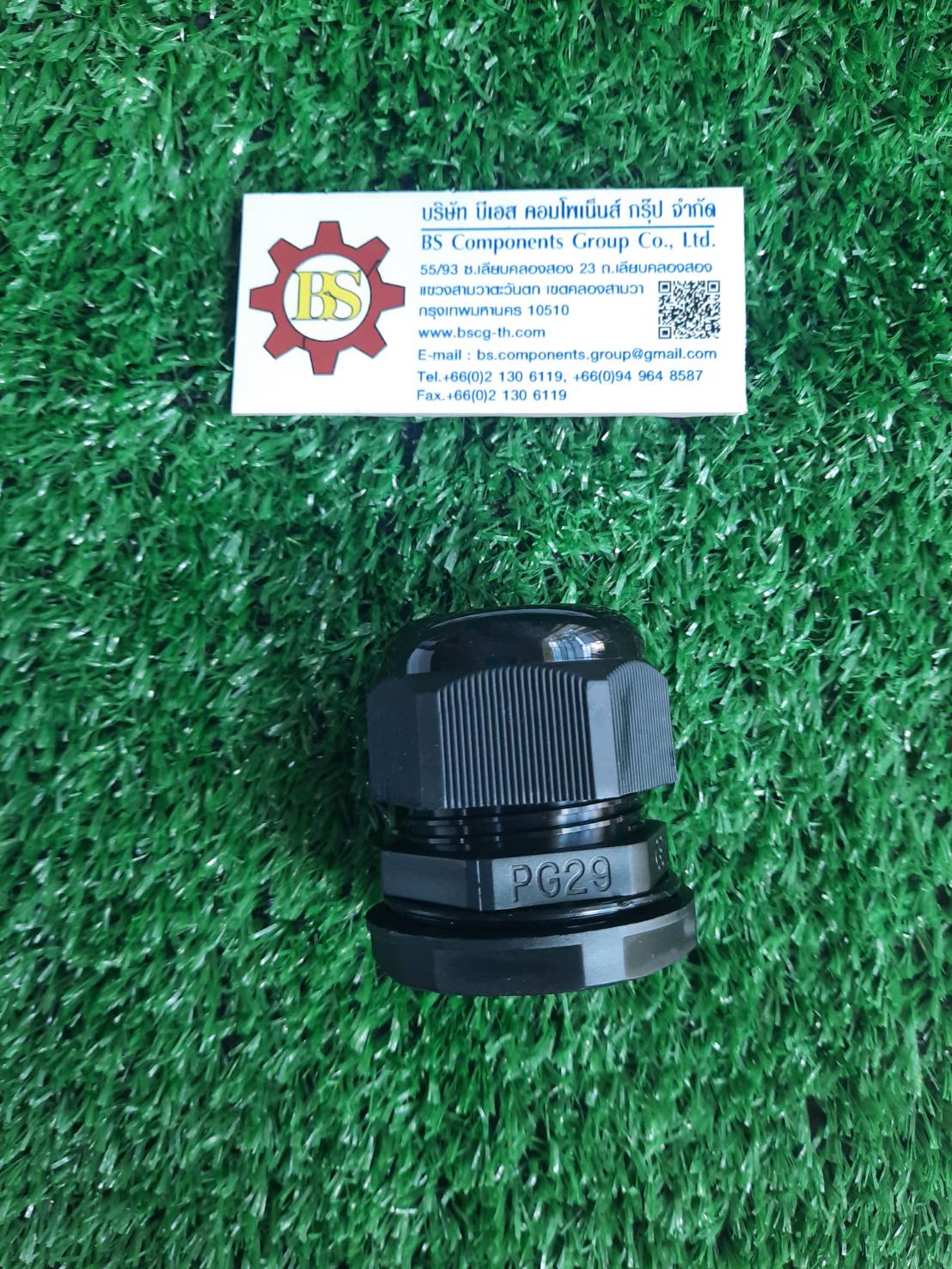 SHINOHAWA : Cable grand ไนล่อน สีดำ IP68 PG29