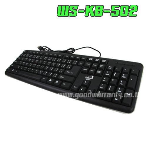 PRIMAXX WS-KB-502 PRIMAXX KEYBOARE USB WS-KB-502 KB-UB-PM-502BK,BU,RE