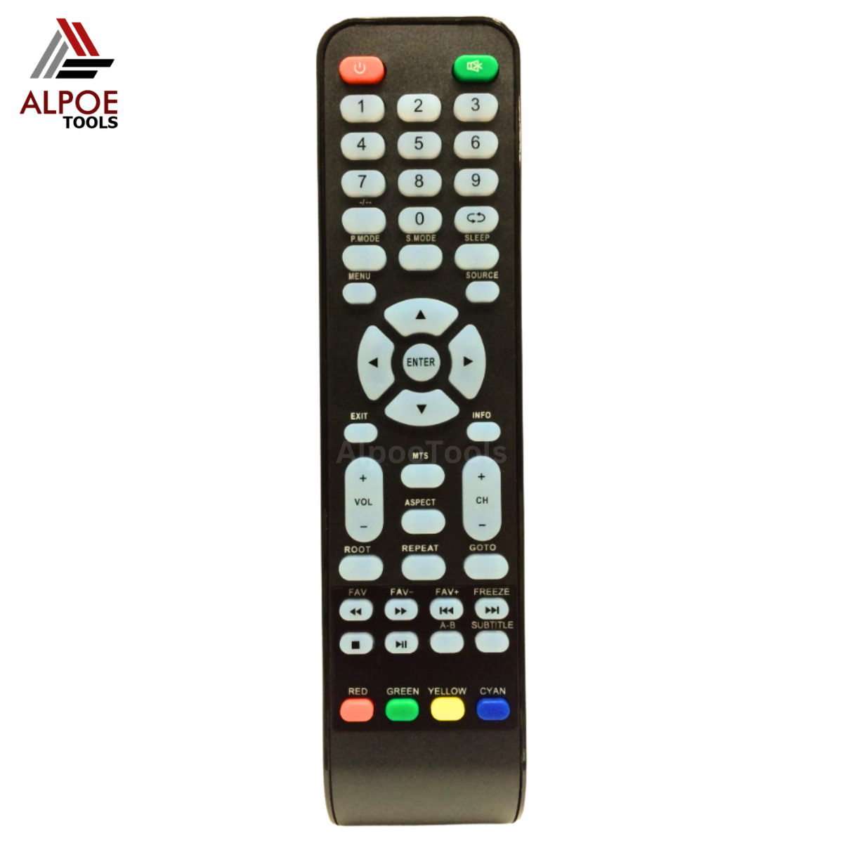 รีโมททีวี Alpha / NANO / ONIDA / Fantasai รหัส AL321 สำหรับ LCD / LED TV สามารถใช้ร่วมกันได้หลายยี่ห้อ