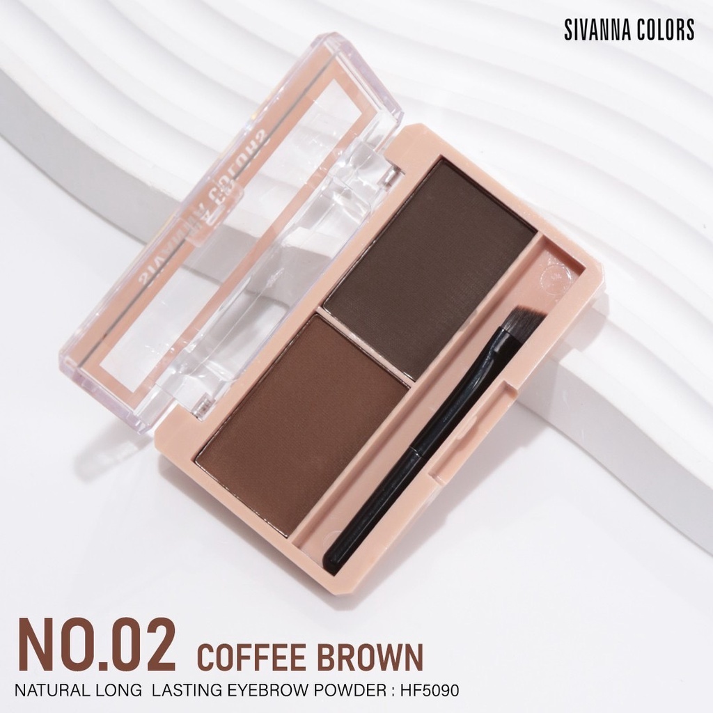 Sivanna Natural Long Lasting Eyebrow Powder 3กรัม HF5090 เขียนคิ้ว เนื้อฝุ่น