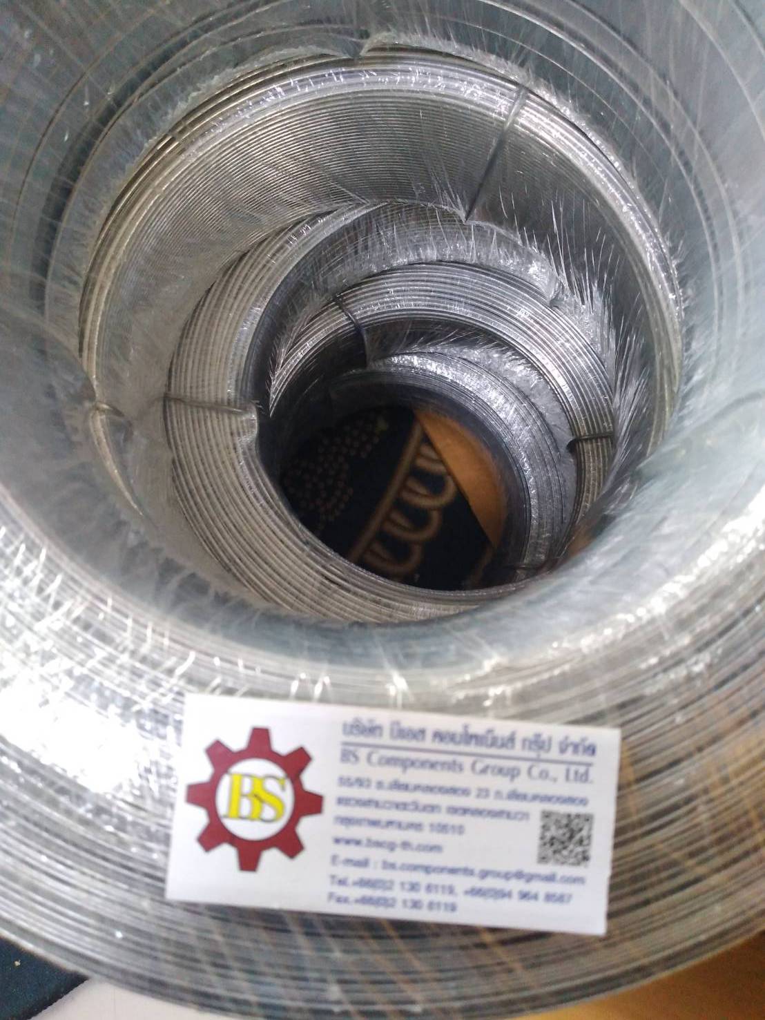 ลวดอลูมิเนียมแบน 10mm. 12kg/ม้วน