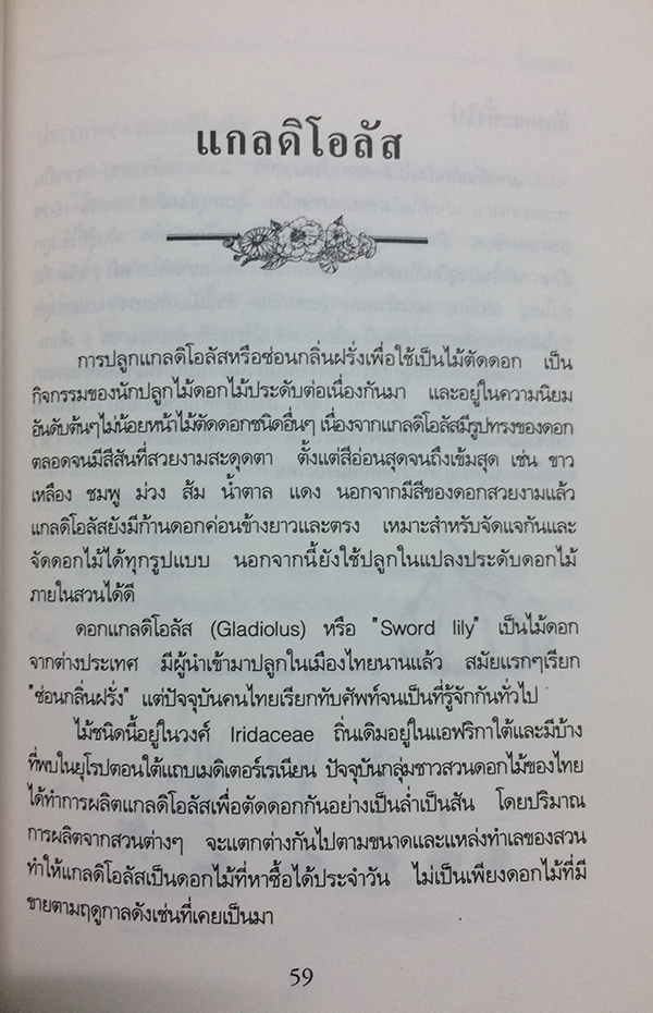 คู่มือการปลูกไม้ตัดดอก