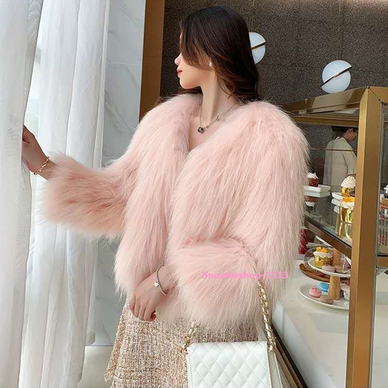 Fur Coat (โค้ทขนเฟอร์) เสื้อคลุมขนเฟอร์กันหนาวตัวสั้นมีซับในหนา ทรงเบสิคมาพร้อม 3 เฉดสี