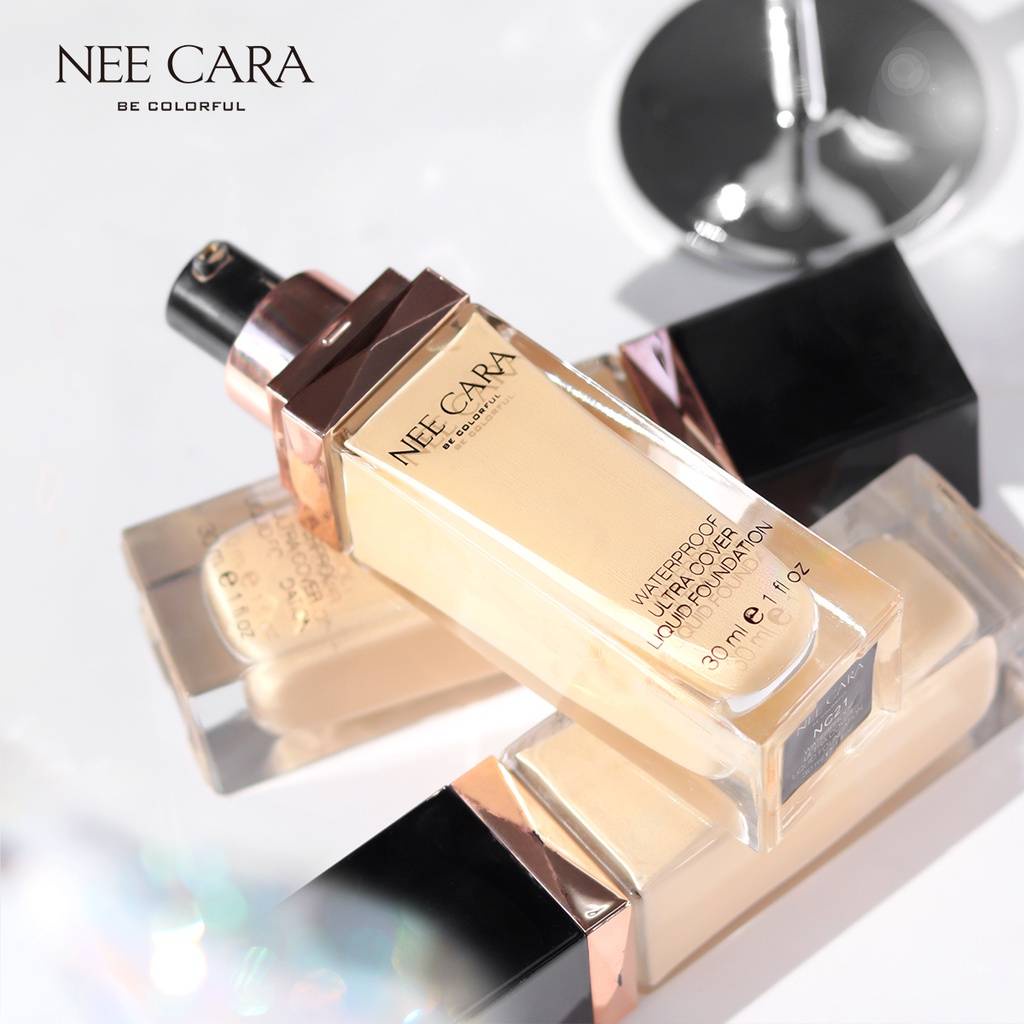 NEE CARA WATERPROOF ULTRA COVER LIQUID FOUNDATION ครีมรองพื้น รุ่น N589