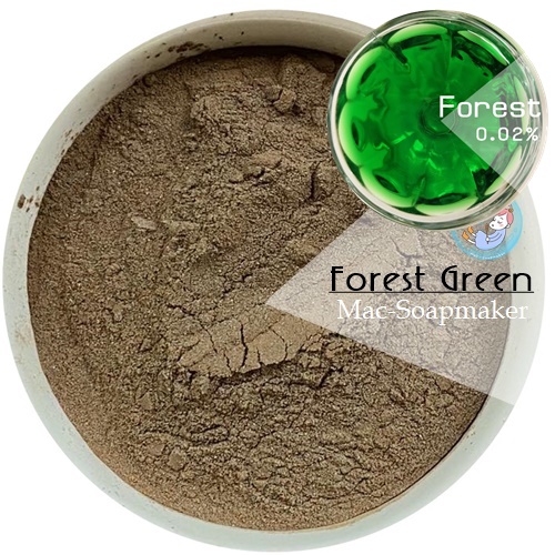 Color Green :Forest Green 28 % สีเขียวป่าไม้ CI 42090 + CI 19140 สีผสมชนิดผง ละลายได้ในน้ำ