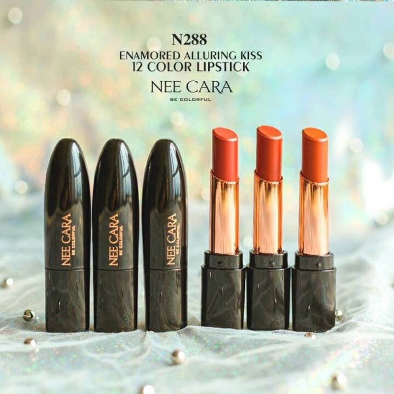 Nee Cara Enamored Aalluring kiss Lipstick #N288 matte lipstick ลิปสติกเนื้อแมทท์