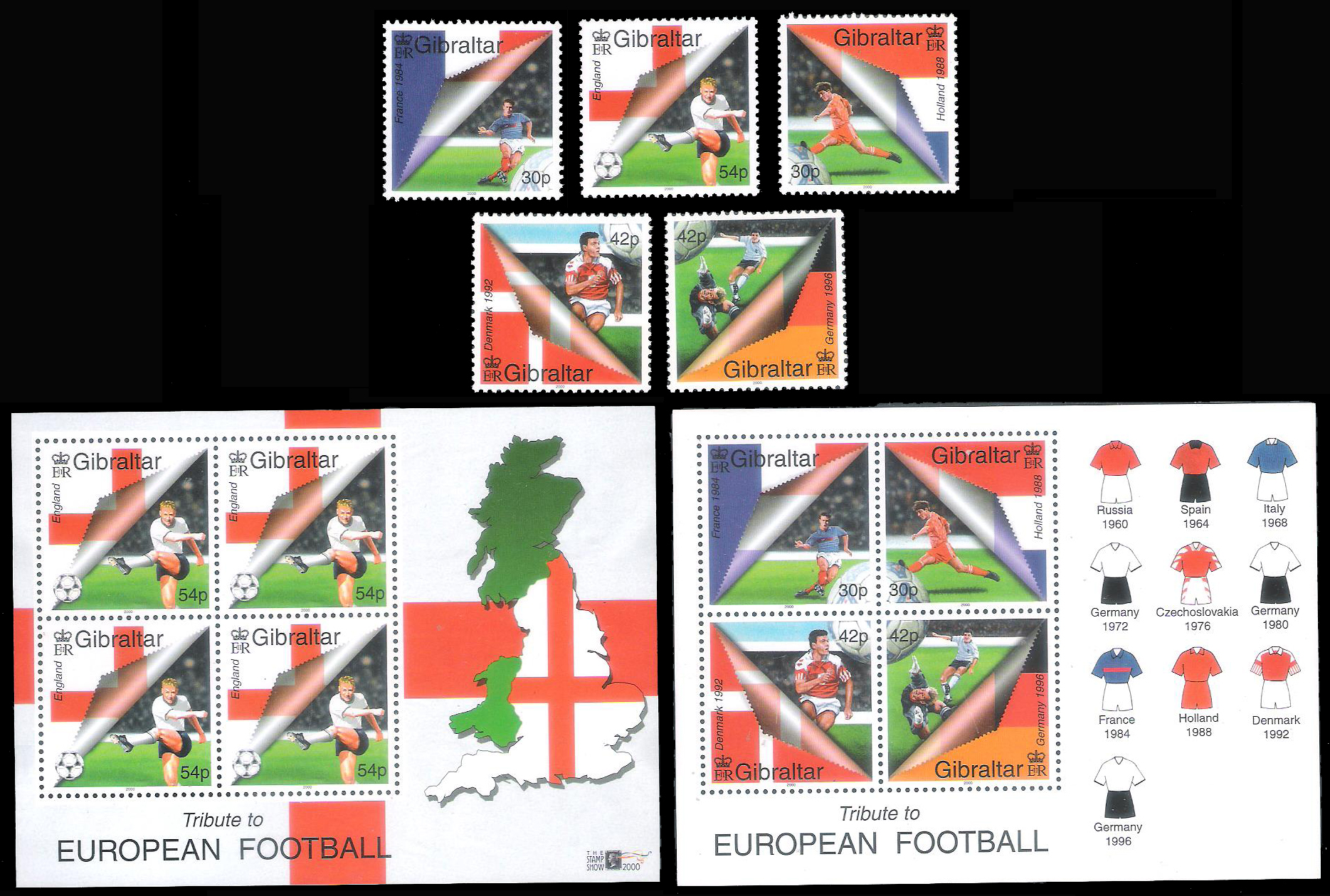 2000 European Football Championship - Belgium & Holland CV $20