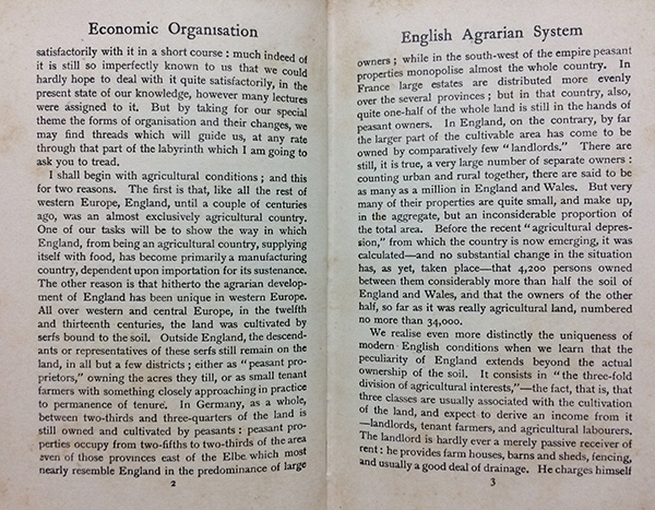 The Economic Organisation of England An Outline History