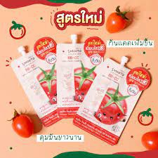 (1ซอง) สูตรใหม่ สมูทโตะ โทเมโท คอลลาเจน บีบี แอนด์ ซีซี ครีม Smooto Tomato Collagen BB&CC Cream 8 กรัม