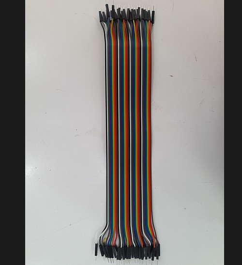 สายไฟ จัมเปอร์ Jumper Wire ขั้ว ผู้-ผู้ ยาว 30cm จำนวน 30PIN