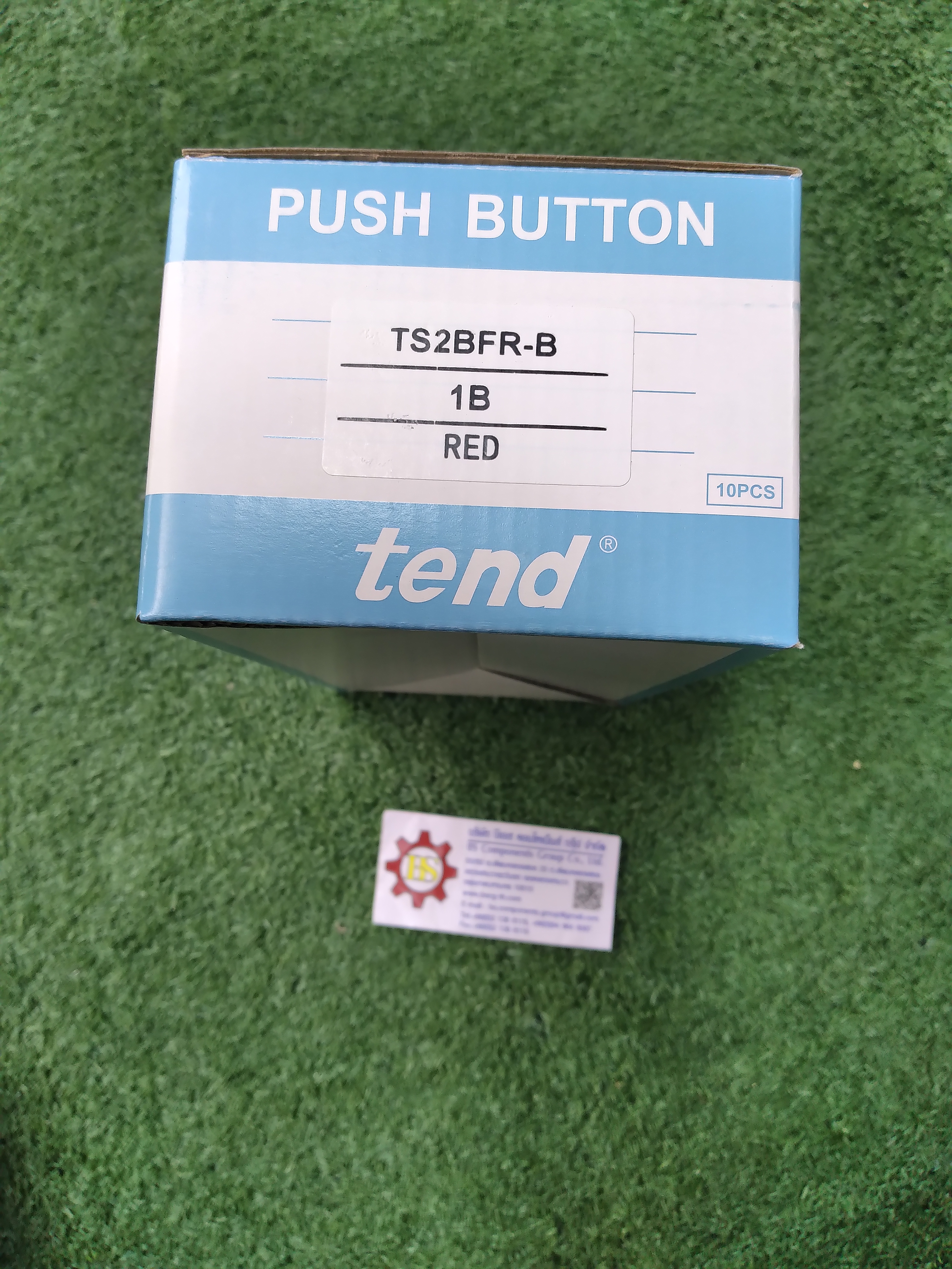 TEND : Push Button Switch TS2BFR-B 1NC (สีแดง)