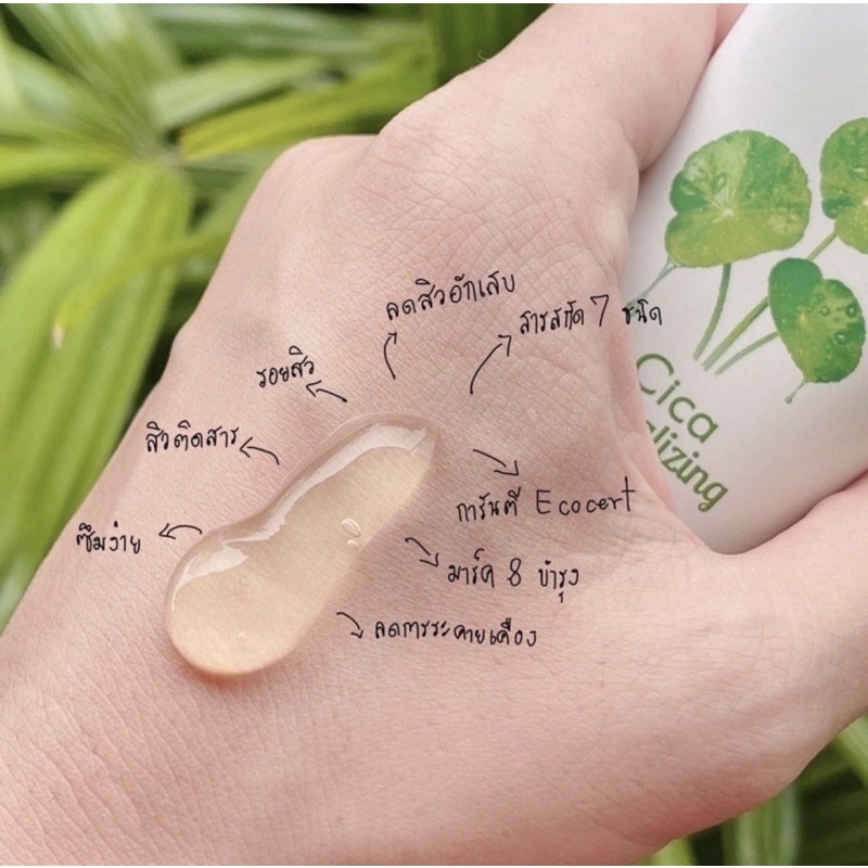 Cica Revitalizing Gel เจลกู้ผิวใบบัวบก 50 g. by The Charming Garden