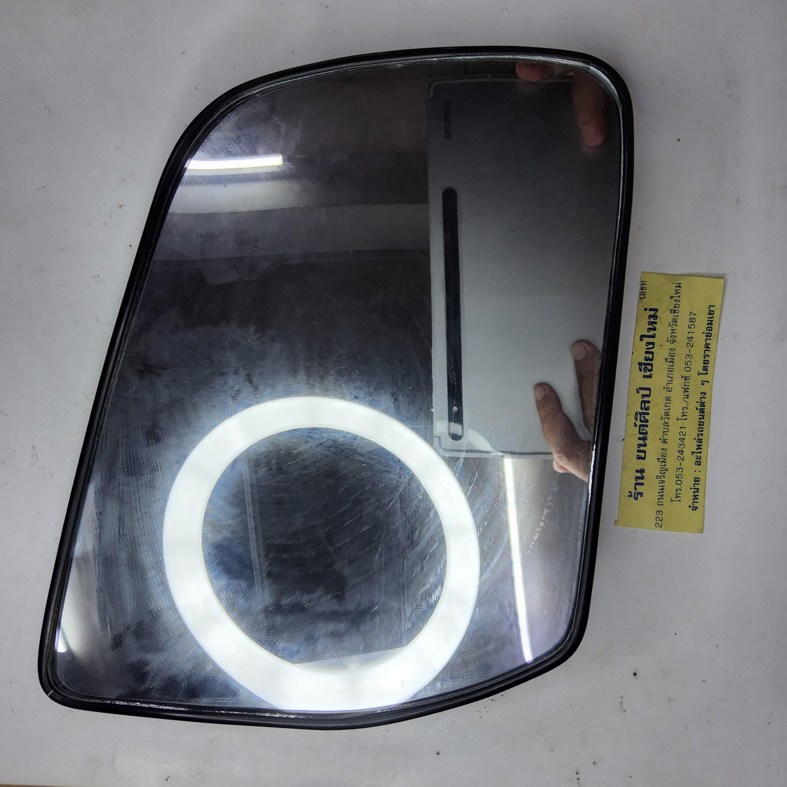 HORSE เนื้อ กระจกมองข้าง MAZDA BT 50 PRO ขอบดำ ปรับมือ + ไฟฟ้า ข้างขวา RH พร้อมอุปกรณ์ติดตั้ง