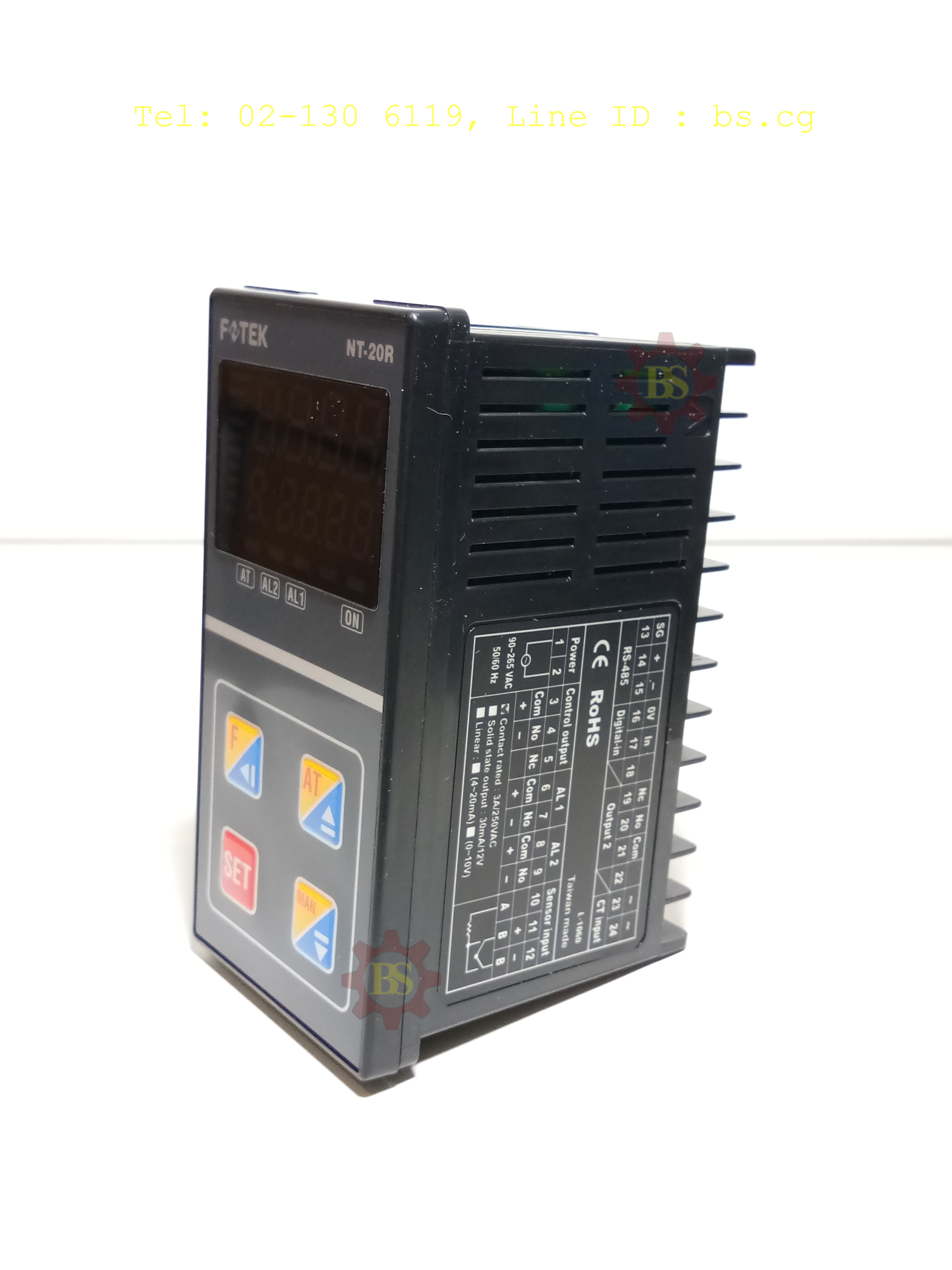 FOTEK : Temperature Controller Output:Relay 3A/250VAC NT-20R