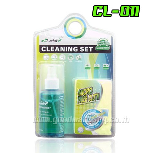 CL-011 น้ำยาทำความสะอาด พร้อมผ้าไมโครไฟเบอร์ 120ml CN-GO-XX-CL011