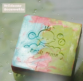 BABY BATH TIME SOAP STAMP 3.5 X 4.5 CM.