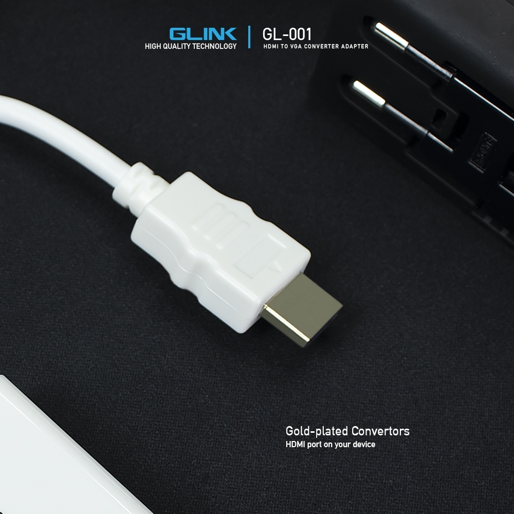 GL001 GLINK HDMI M TO VGA / F+SOUND GL001 CV-GO-XX-HDMI8