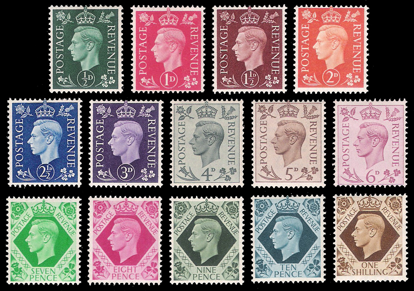 1937-1939 King George 6 No.235-248