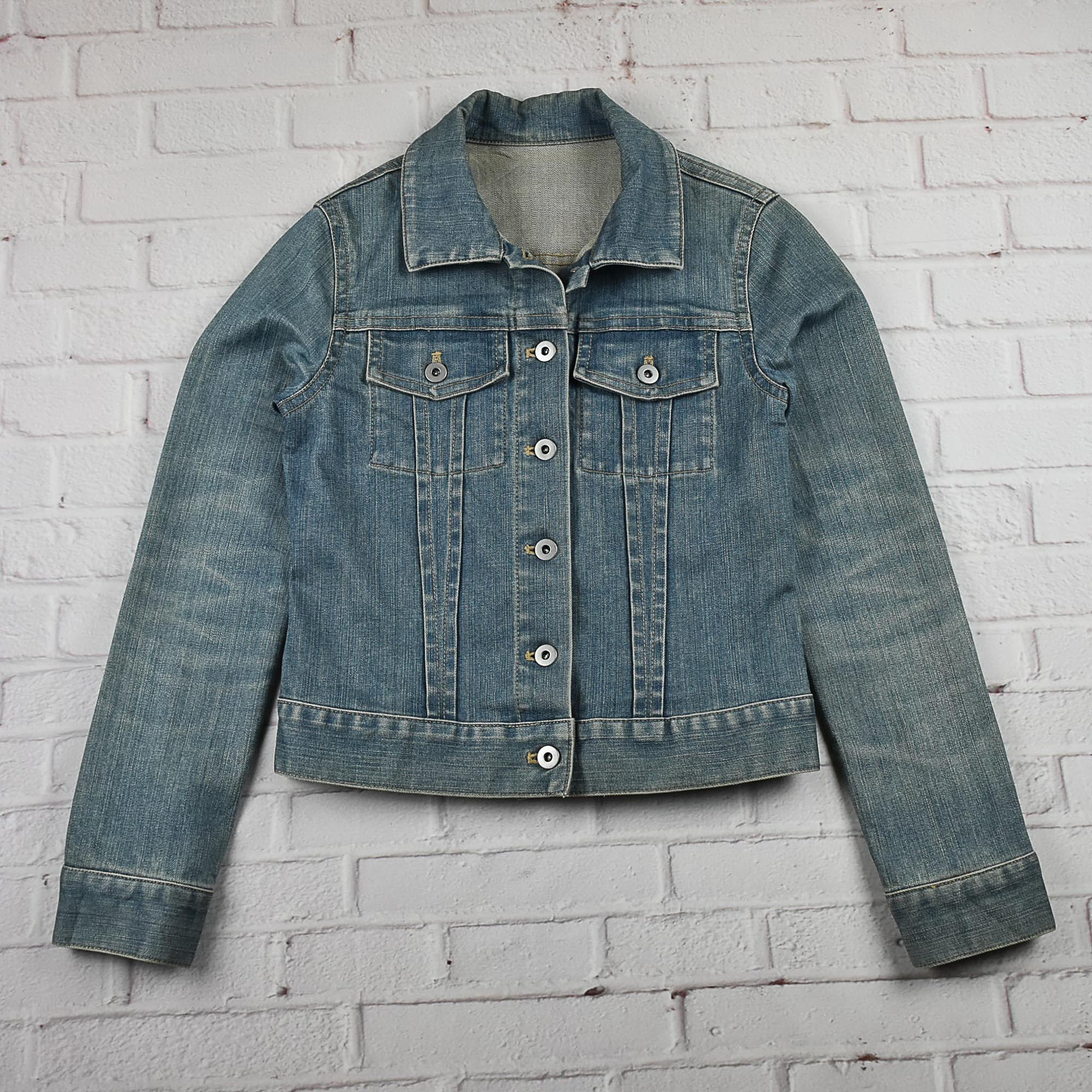 "เสื้อเด็ก" JEANS อกจริง 31 ไซส์ 130 เสื้อแจ็คเก็ตยีนส์ แขนยาว เด็กหญิงชาย สีฟอก ผ้ายืด เนื้อผ้านุ่มใส่สบาย ใส่คลุมกันแดด