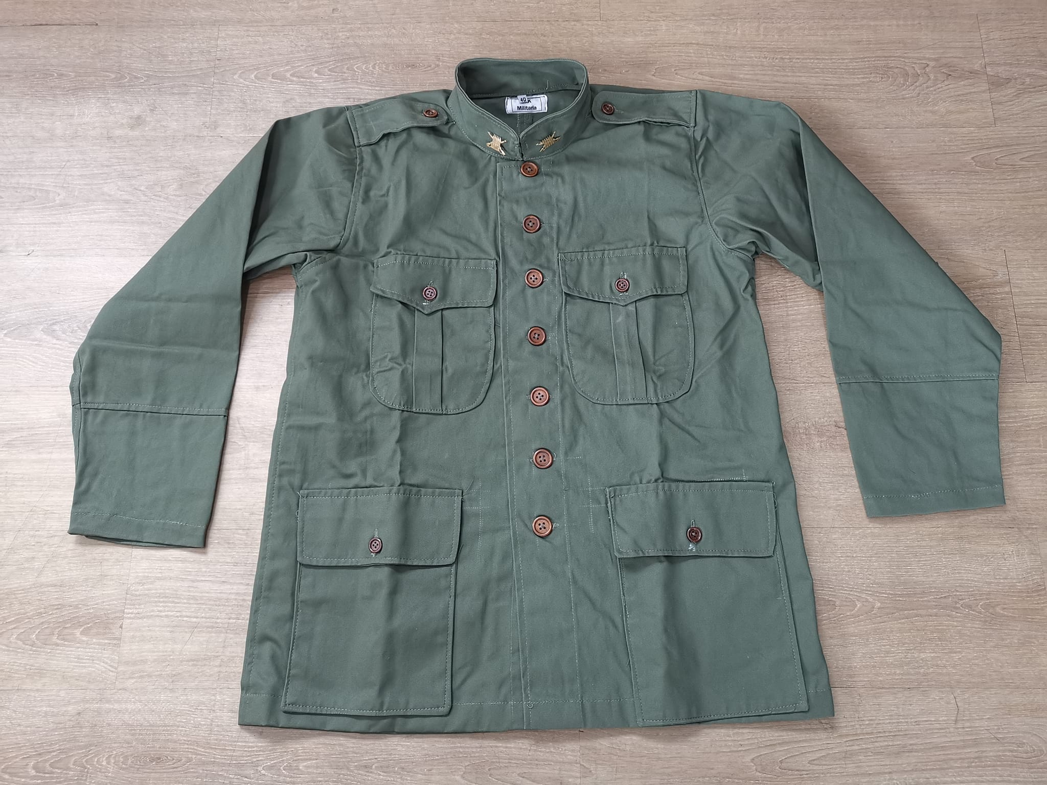 ชุดทหารไทย สงครามโลกครั้งที่ 2 + ติดเข็มคอ เสื้อ+กางเกง = 3,500 บ.