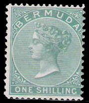 1894 QV Bermuda #9 CV $22.5