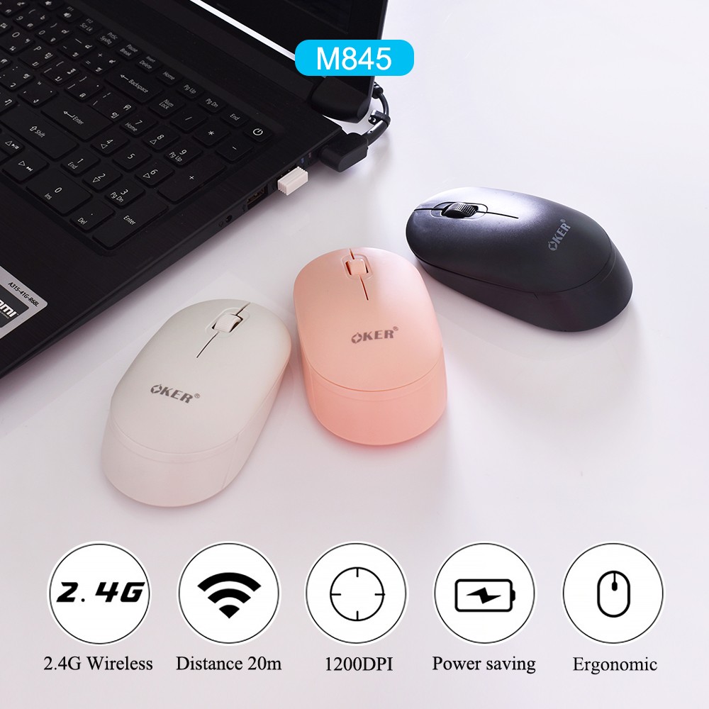M845 OKER WIRELESS MOUSE MO-OK-WL-845XX