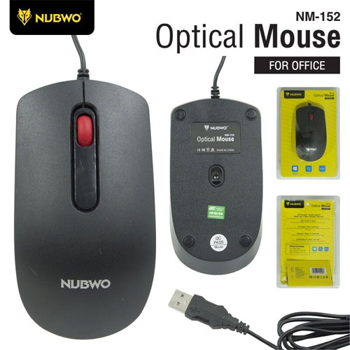 NM152 NUBWO USB MOUSE MO-NW-OU-152BK