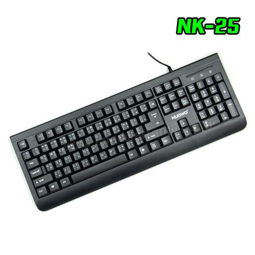 NUBWO NK25 NUBWO AZALIA KEYBOARD USB KB-UB-NW-025BK