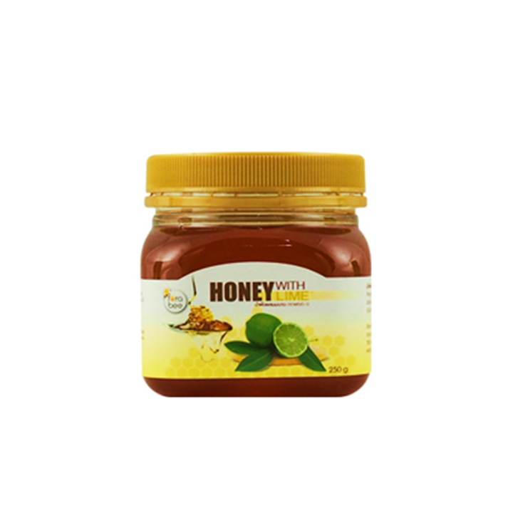 Honey With Lime fora bee 250g น้ำผึ้งผสมมะนาว ตรา ฟอร่า