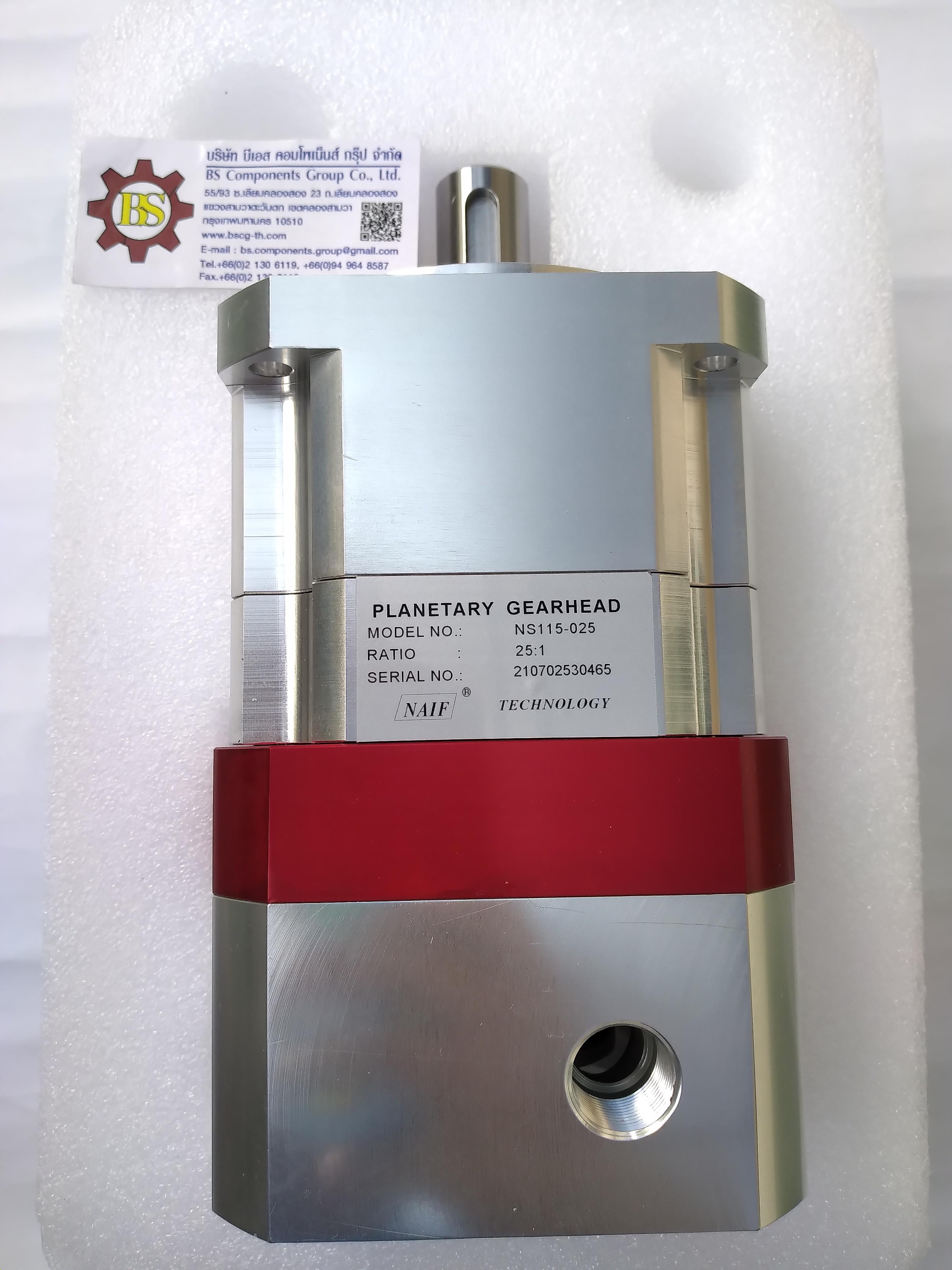 NAIF : PLANETARY GEARHEAD, MODEL No. NS115-025 RATIO 25:1