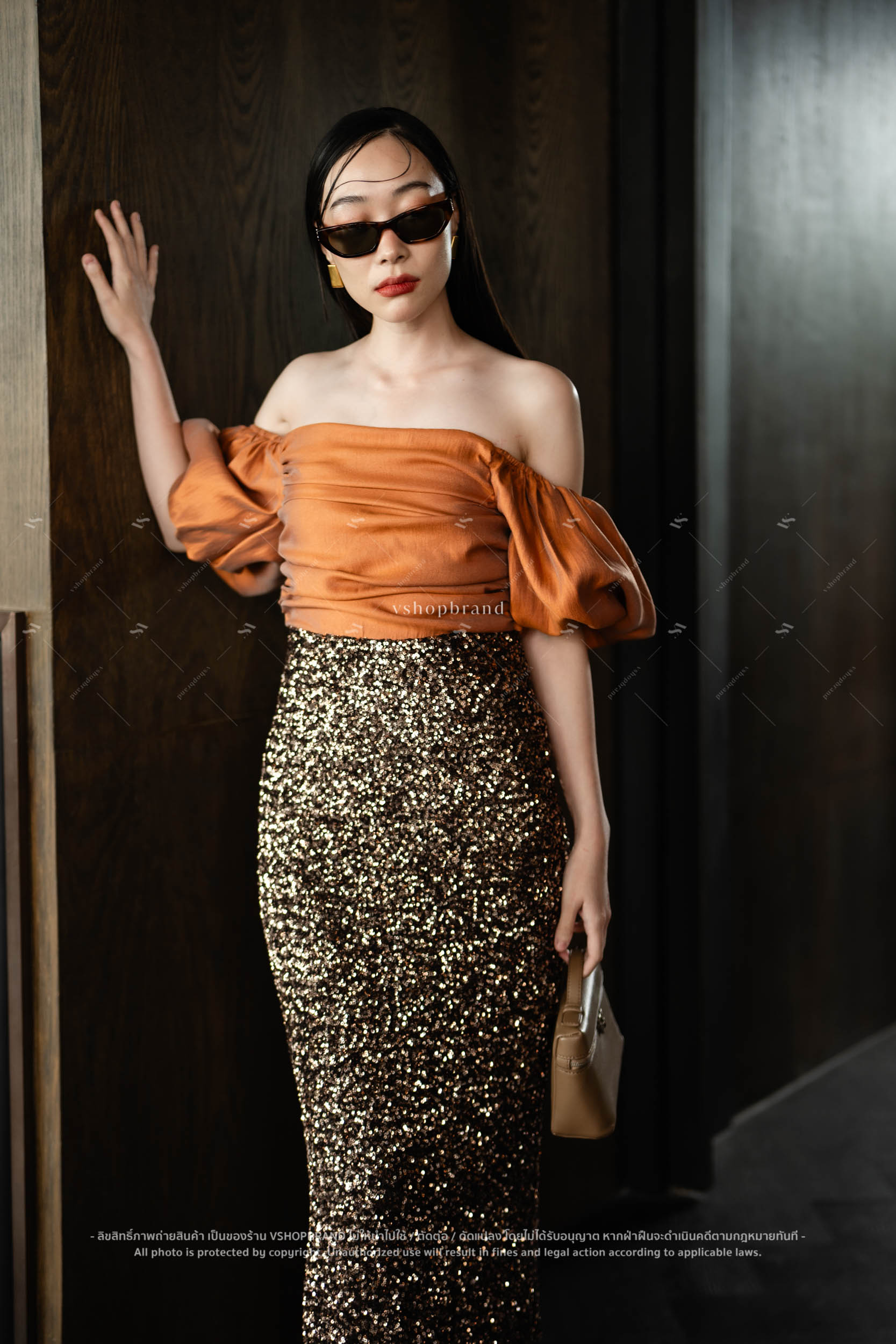 ชุดเดรส Brand : Vshopbrand