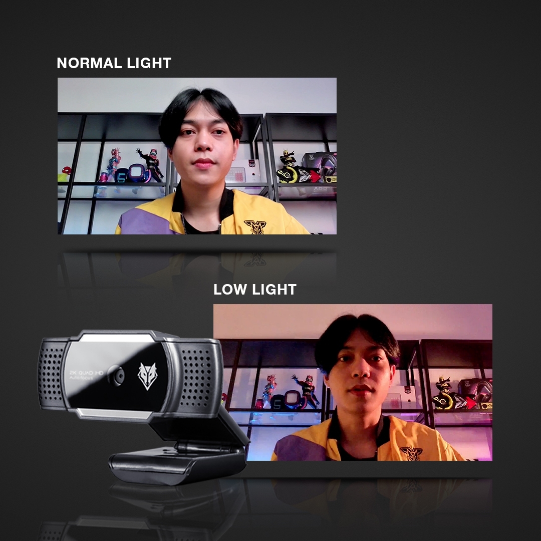 NWC-500 NUBWO QHD 2K pixels WEBCAM+ขาตั้ง CM-NW-HD-500BK