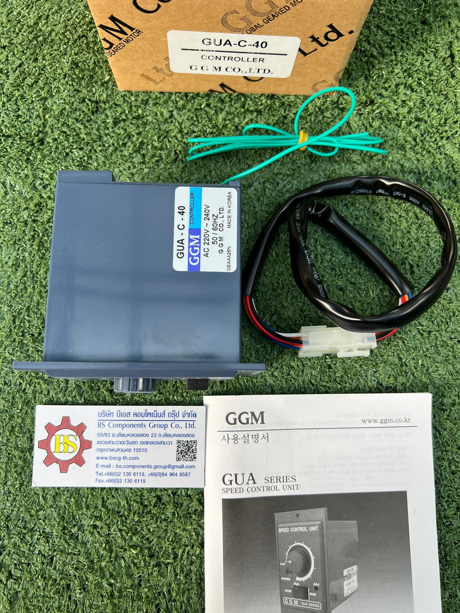 GGM : SPEED CONTROL 220V,50/60Hz,40W MODEL : GUA-C-40