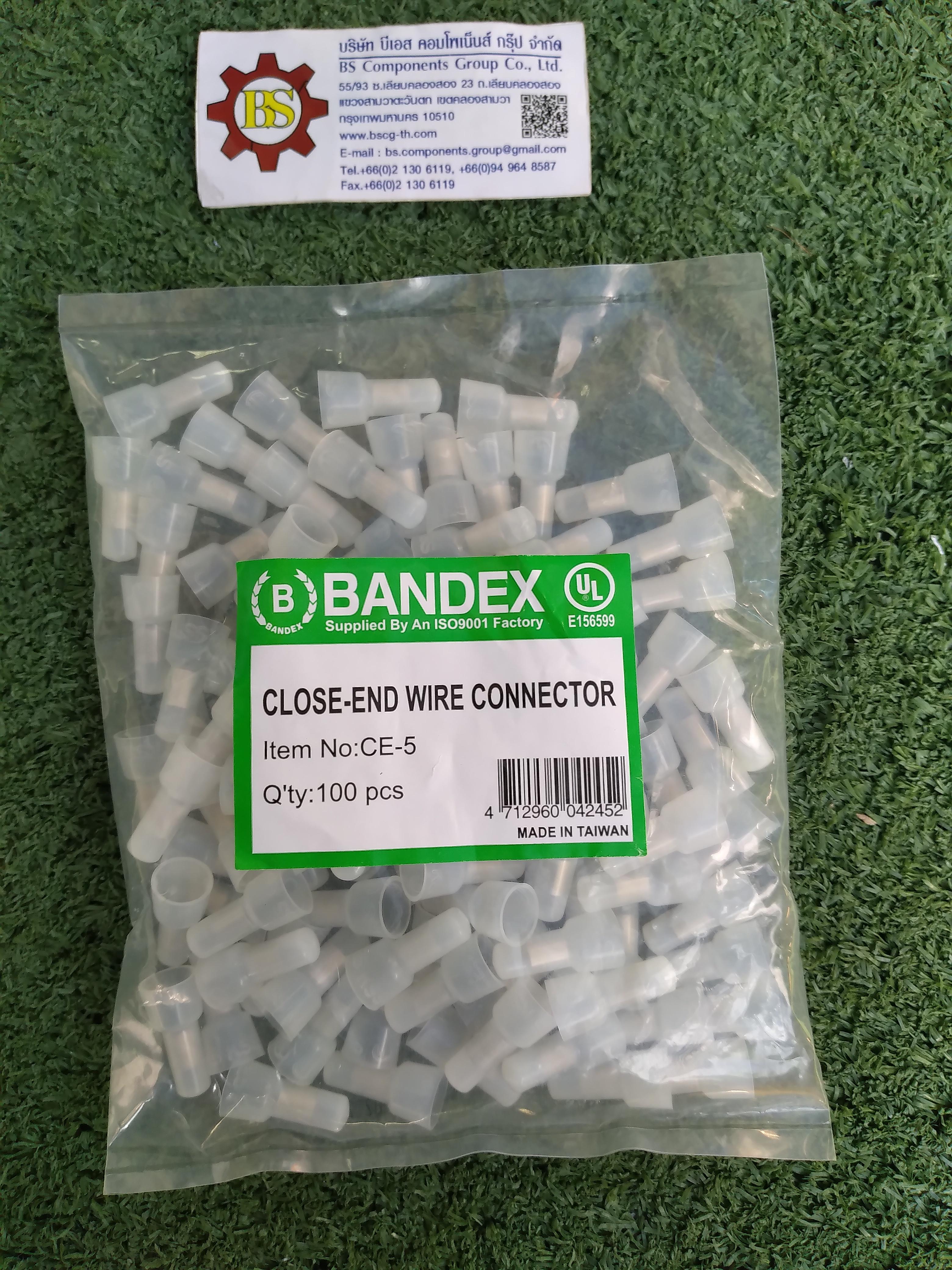 BANDEX : หัวต่อหมวก-ใส CE-5 (2.5-6.0mm2)