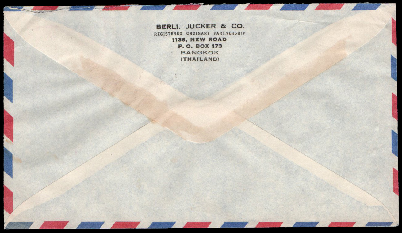 ซองส่งจริงติดชุดฉลอง ๒๕ พุทธศตวรรษ ๔ ดวง (ไม่ปน)