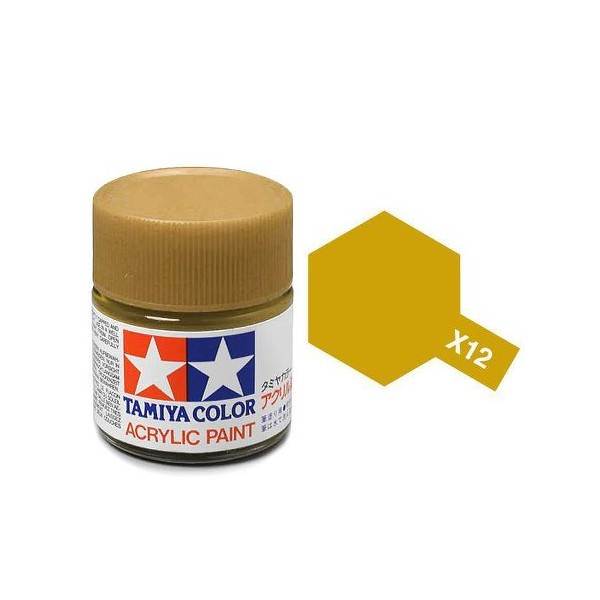 สี Tamiya ac X-12 GOLD LEAF