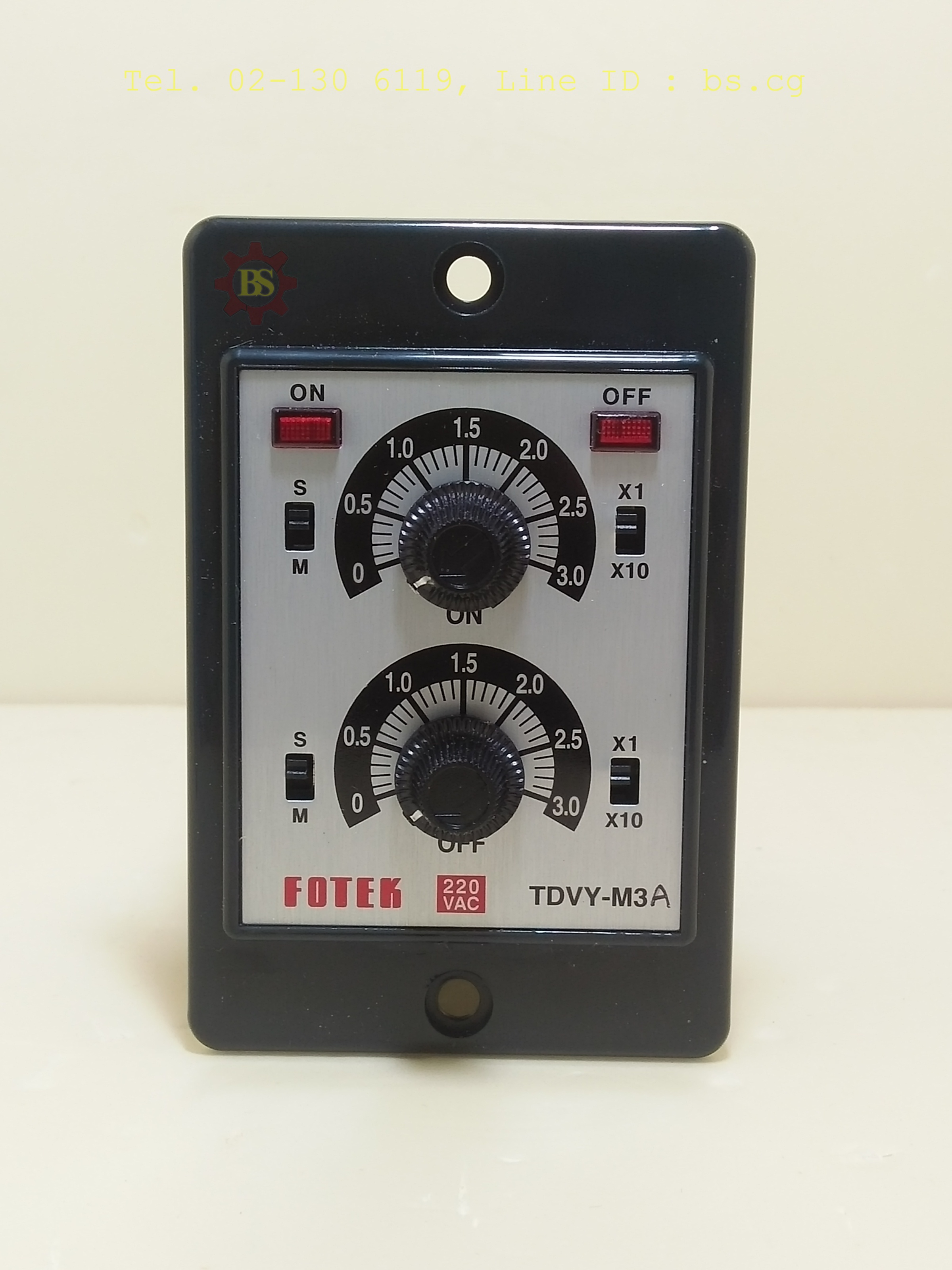 FOTEK: Timer TDVY-M3-2RA-220V
